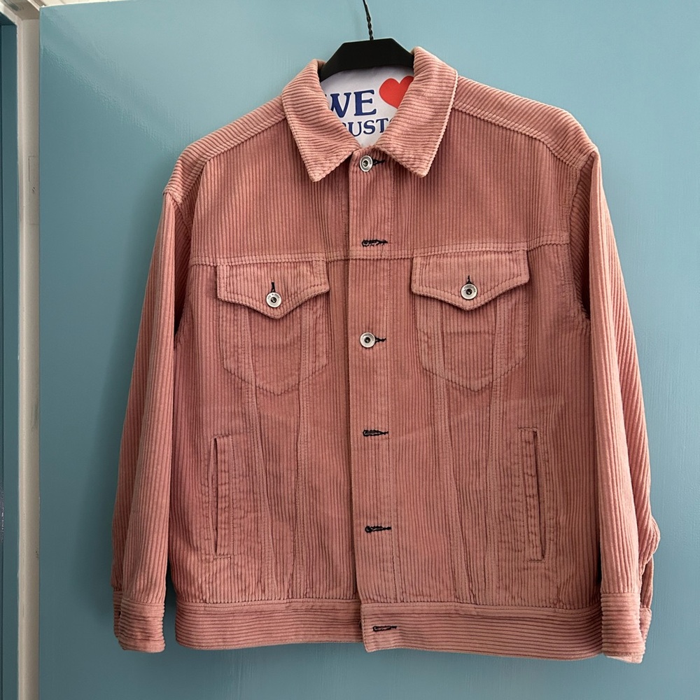 Rag’n’Bone corduroy jacket blush